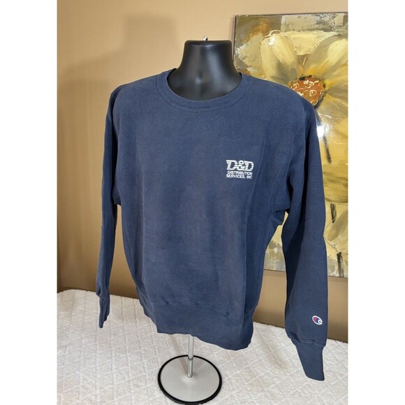 Vintage Champion Reverse Weave D&D Distribution Services Sweatshirt Size Medium - Picture 2 of 16